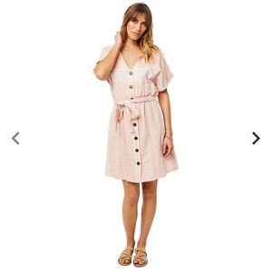 Carve Designs linen Cotton Stripe Dress size xs